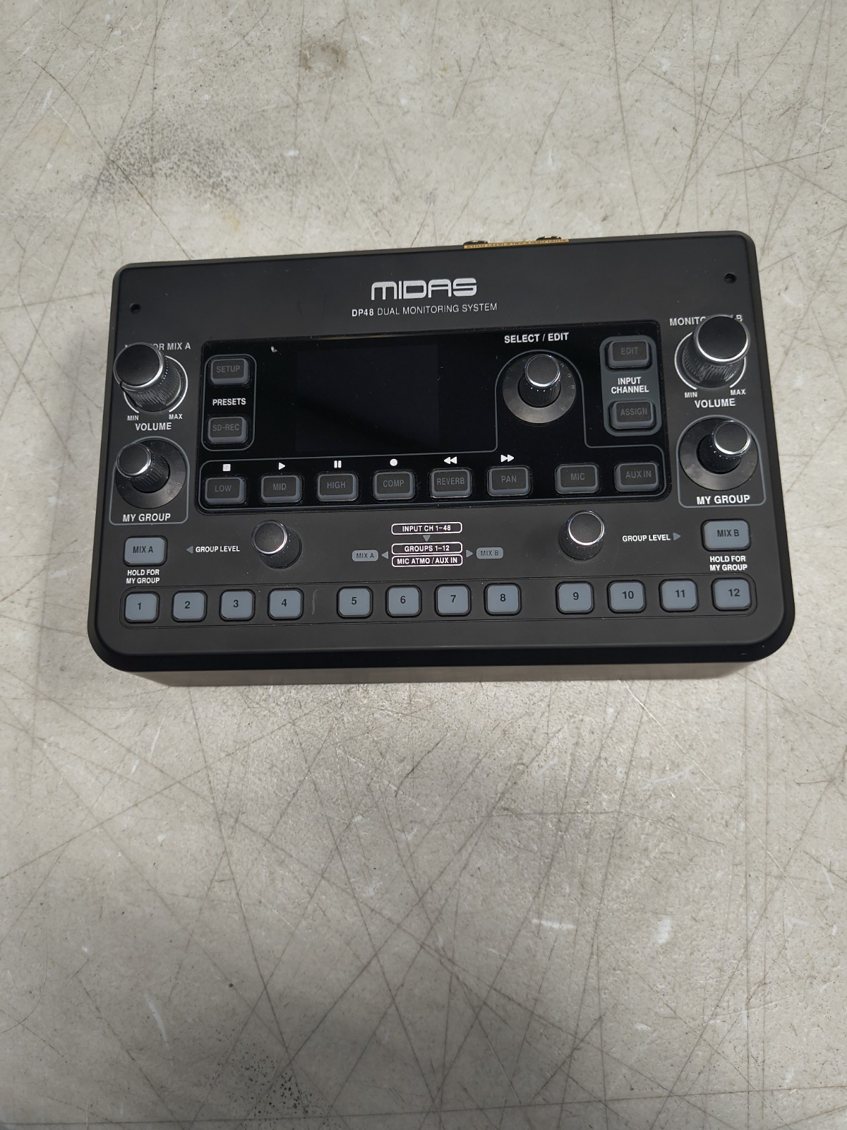Midas DP48 48-Channel Digital Personal Mixer, missing power supply