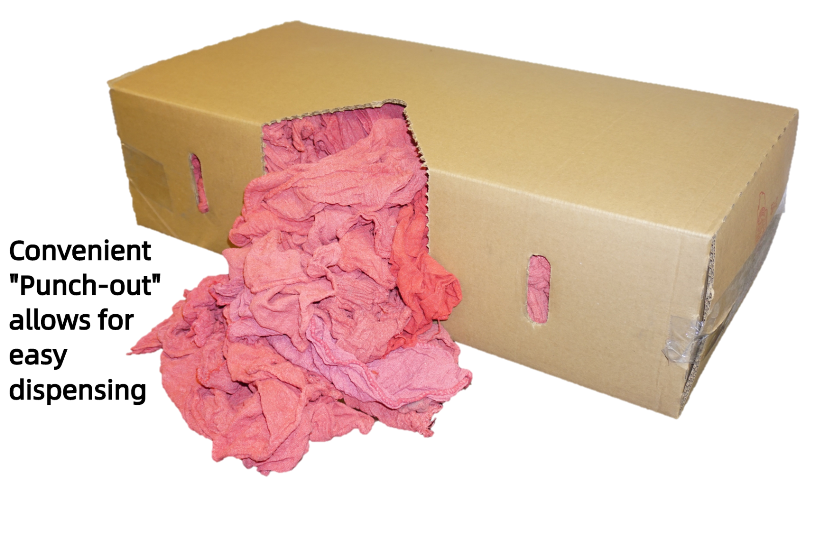 500 New Industrial Shop Rags Cleaning Towels Red Large 12x14 Towel B-Grade