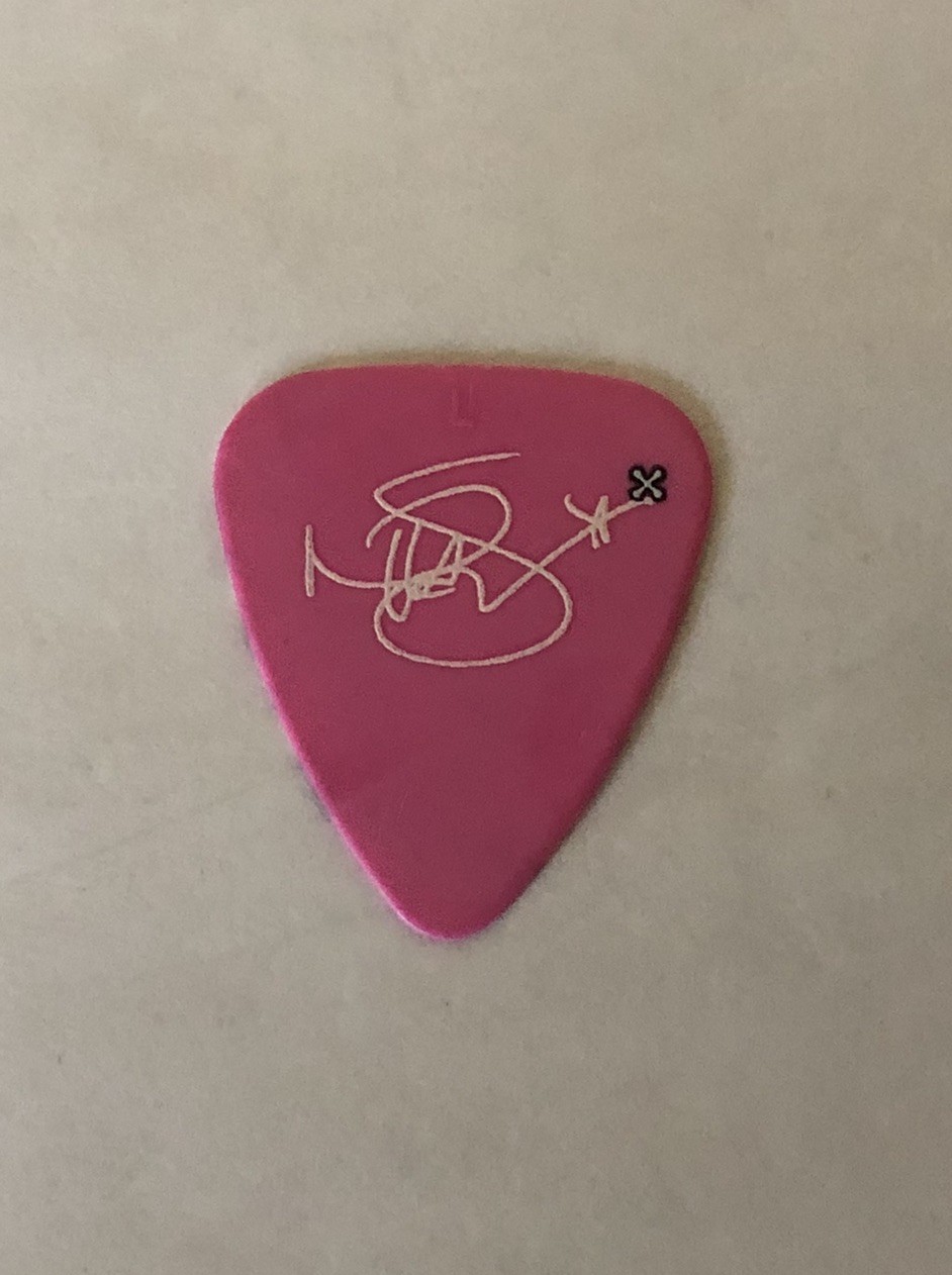 Alice Cooper Nita Strauss Signature Hurricane Nita Pink Guitar Pick 2015 Tour