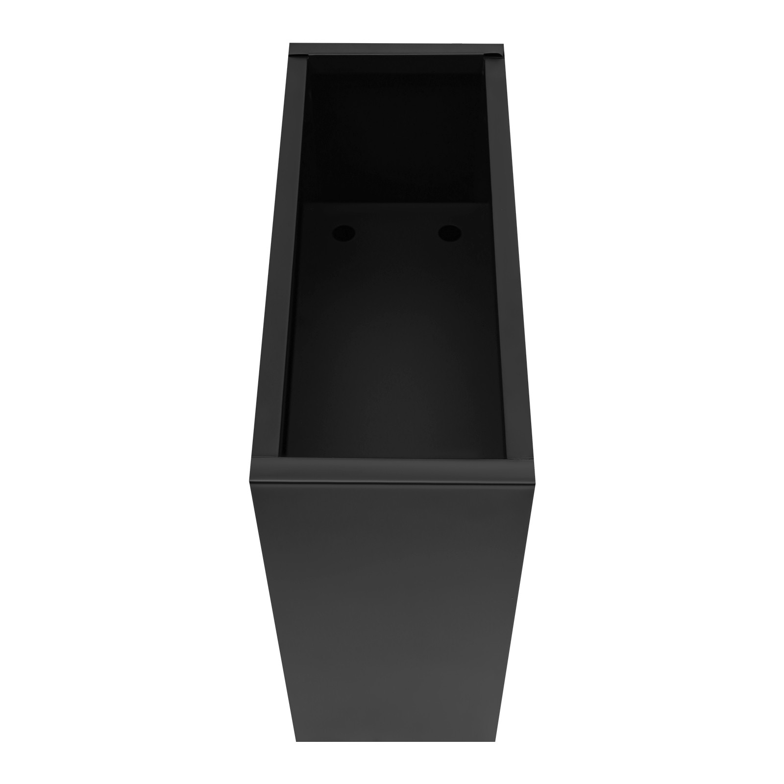 Tall Outdoor Planter Box, Rectangular Metal Planter Box 24*10*24in Garden Yard