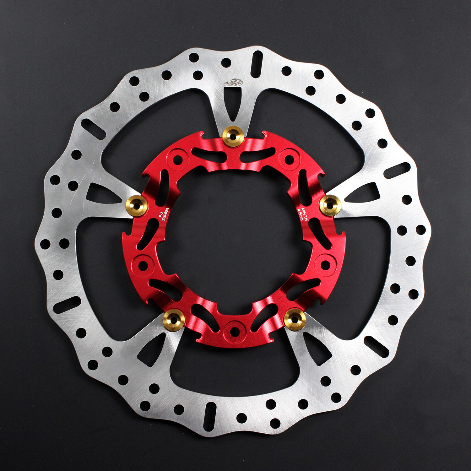 14" 2PCS Big Floating Front Brake Rotor for Harley Road King Street Glide FLTRX