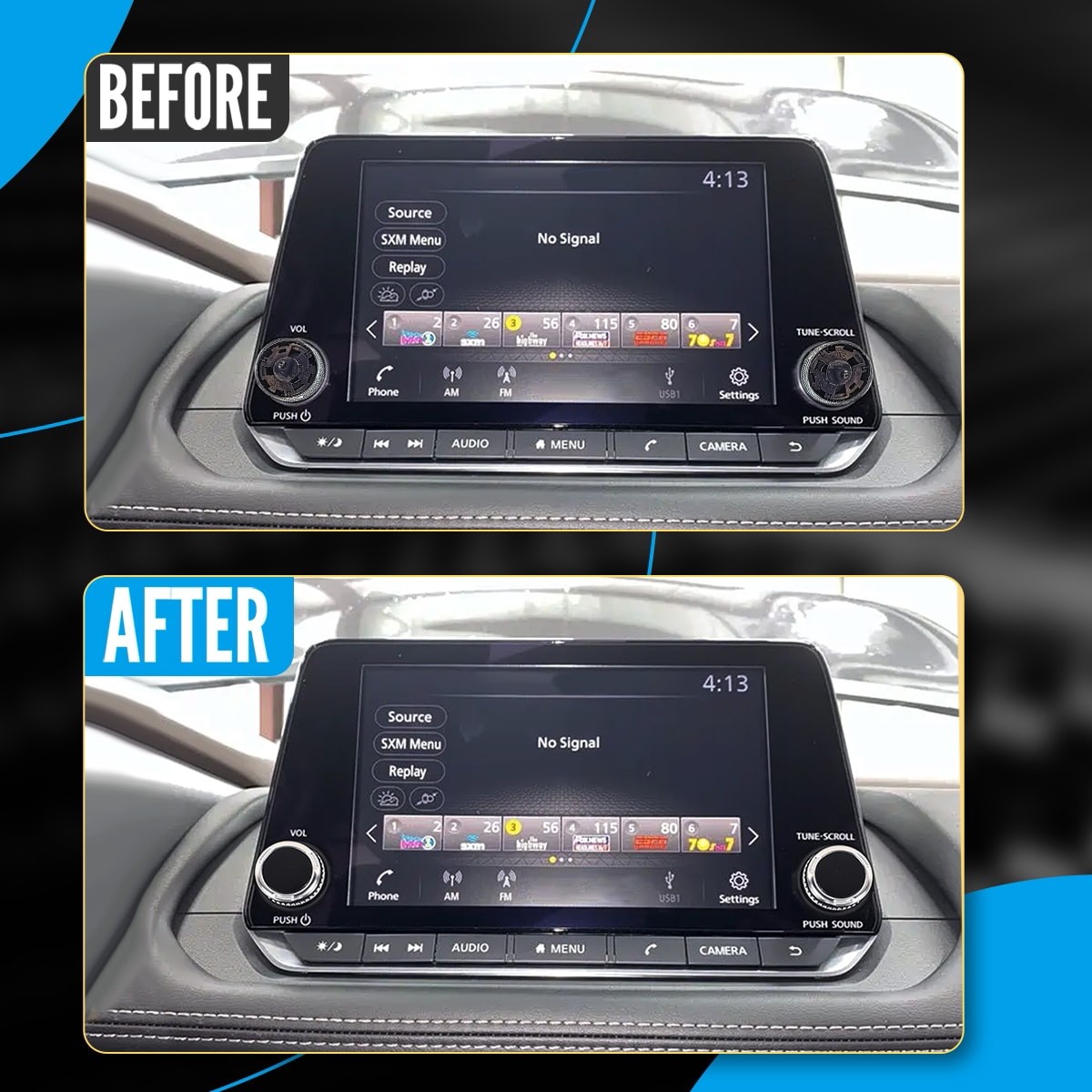 For Nissan Rogue Pathfinder 2021-2025 Radio Knob Button Volume Stereo Tuner New