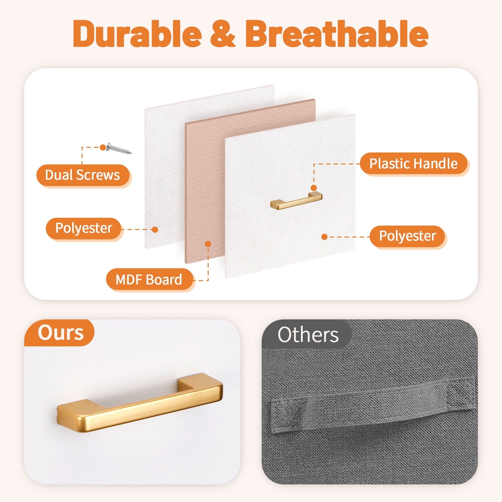 Dresser 9 Fabric Drawer Storage Dresser for Bedroom Chest Storage Tower