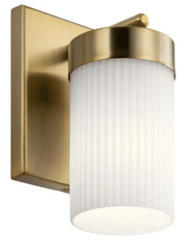 Kichler - CIONA - 55110BNB 1-Light Wall Sconce - Brushed Natural Brass
