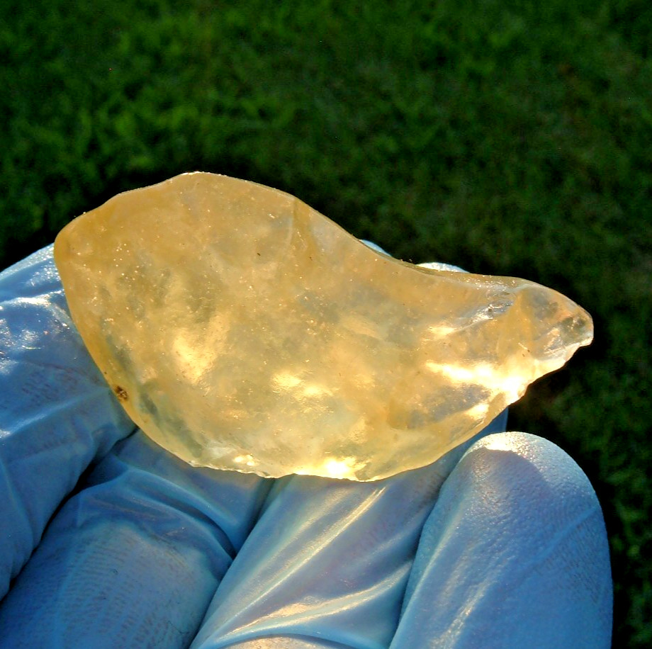 Libyan Desert Glass Meteorite Tektite impact specimen(115crt)Cristobalite Gem AA