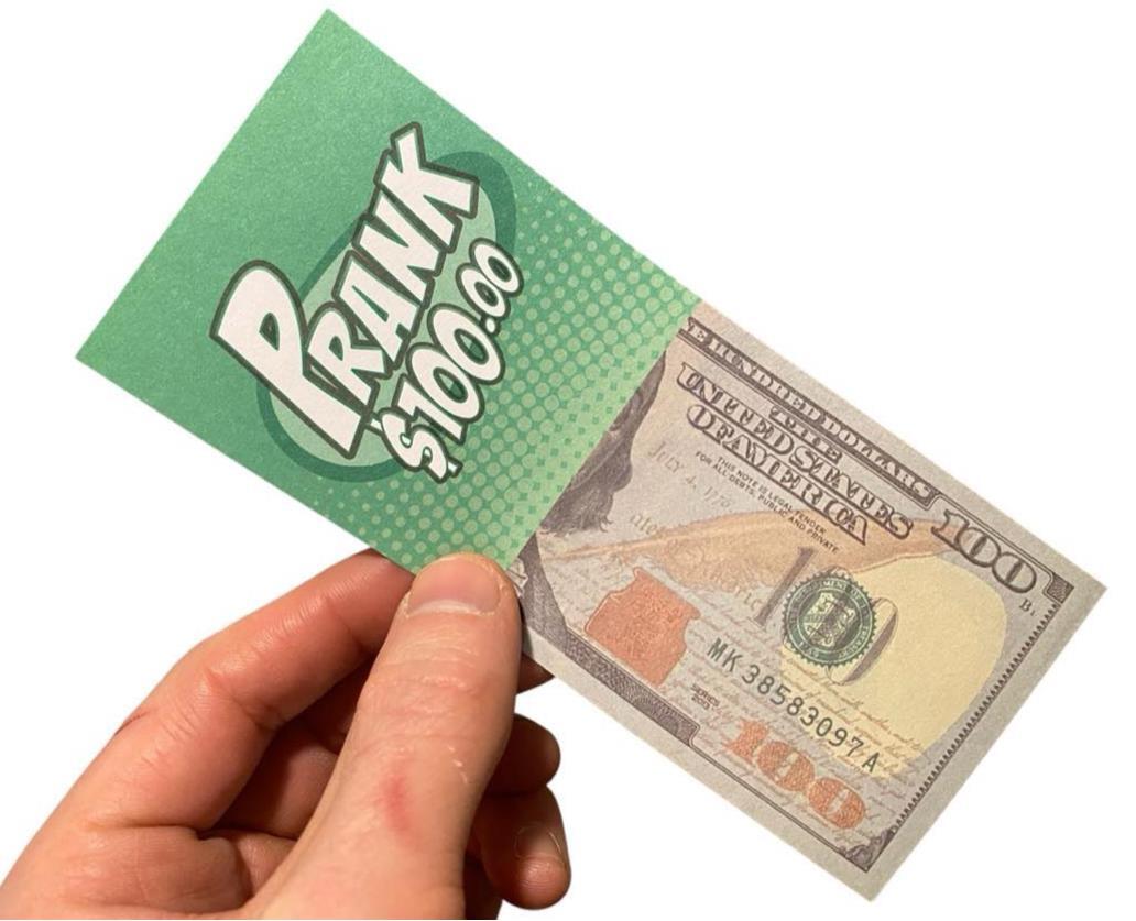 10-Pack Fake $100 Bills – Prank Money Gag Joke Phoney Play Cash Grab Trick