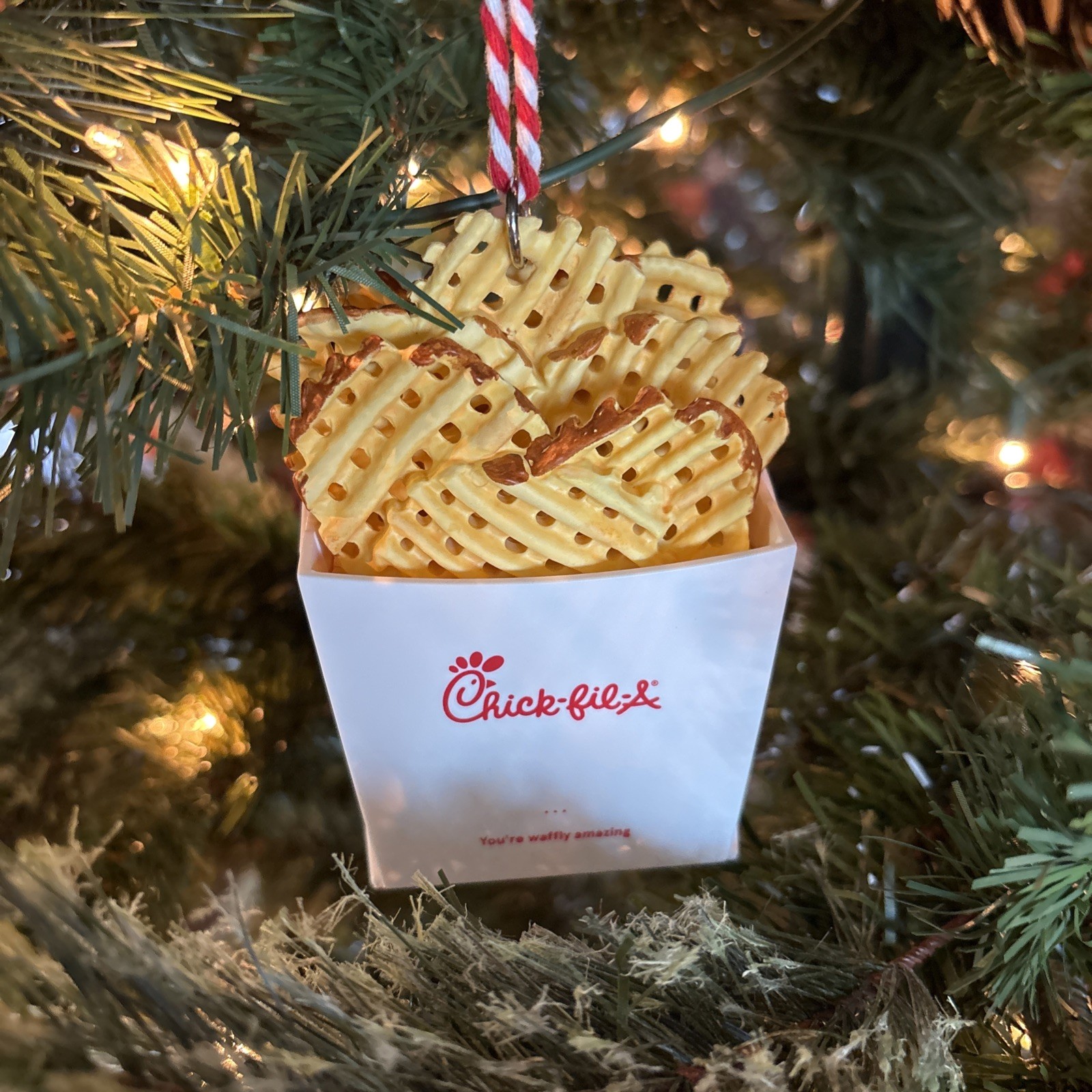 CHICK-FIL-A Christmas 2025 WAFFLE FRIES Ornament