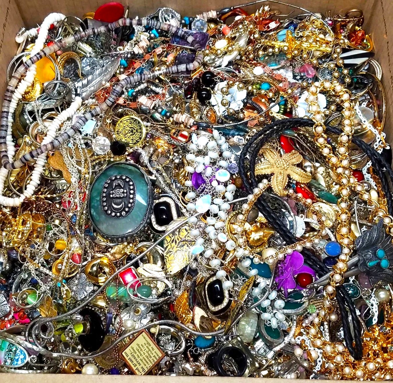 3 Pounds 3 Lbs Old Unsearched Jewelry Lot VTG & Now Junk & Wear & Resell Tangled
