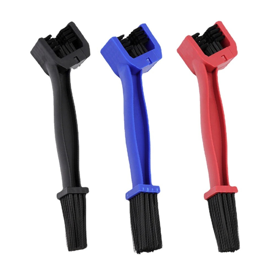 1pc Motorcycle Bicycle Chain Cleaning Brush Scrubber Tool Nylon - NEW