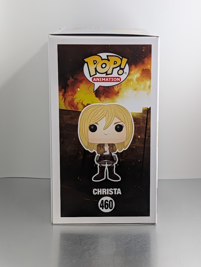 Shiori Mikami JVA Signed Auto Funko Pop #460 Christa Attack on Titan JSA Orange