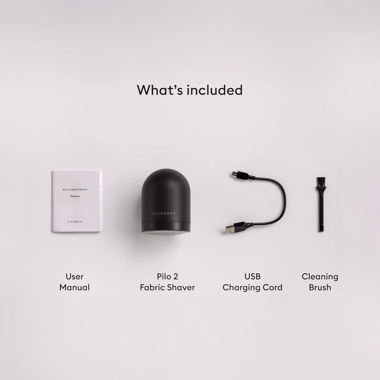 Steamery Pilo 2 Fabric Shaver, Charcoal BRAND NEW