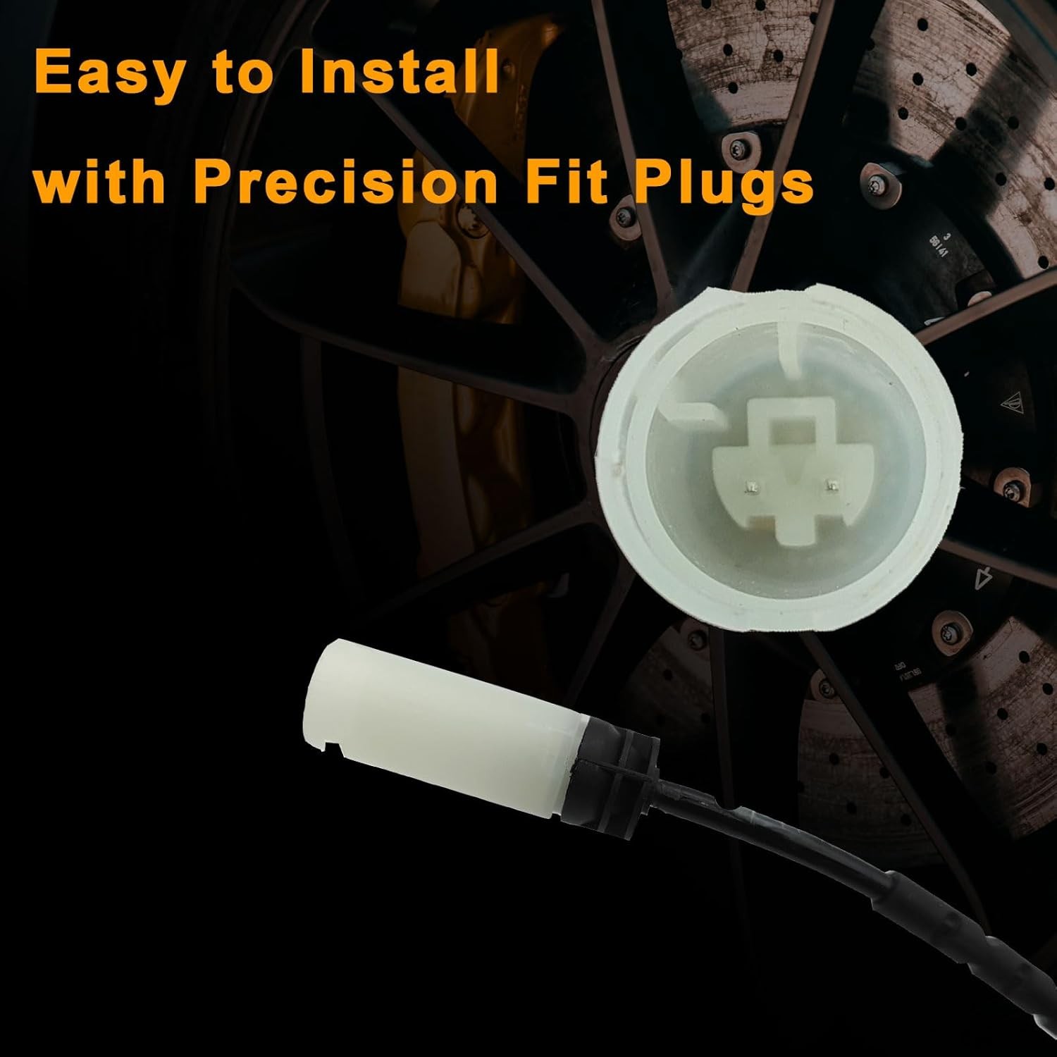 2x Front & Rear Disc Brake Pad Wear Sensor for Mini Cooper Countryman 2011-2016