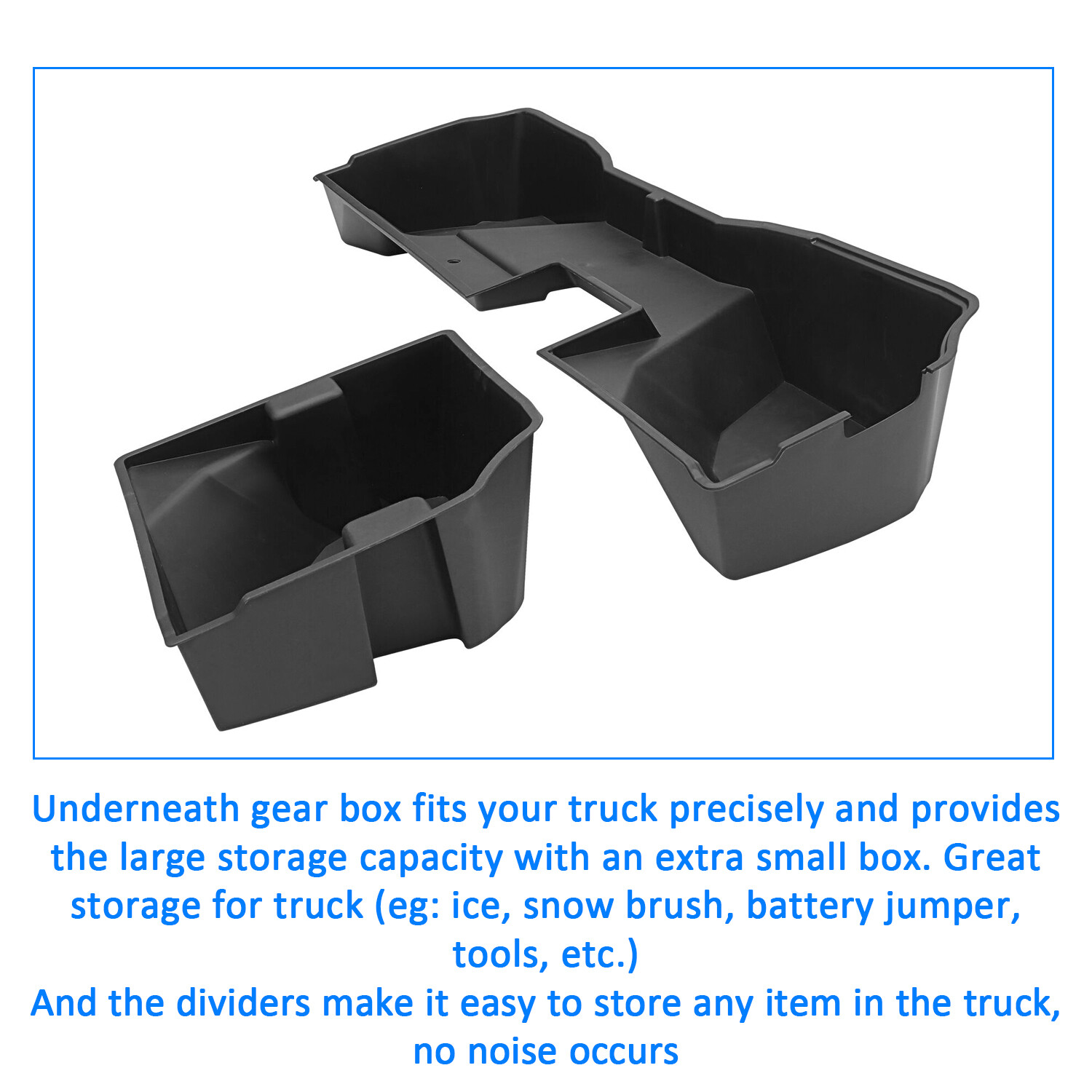 For 2014-18 Silverado Sierra 1500 2500 Extended Double Cab Underseat Storage Box
