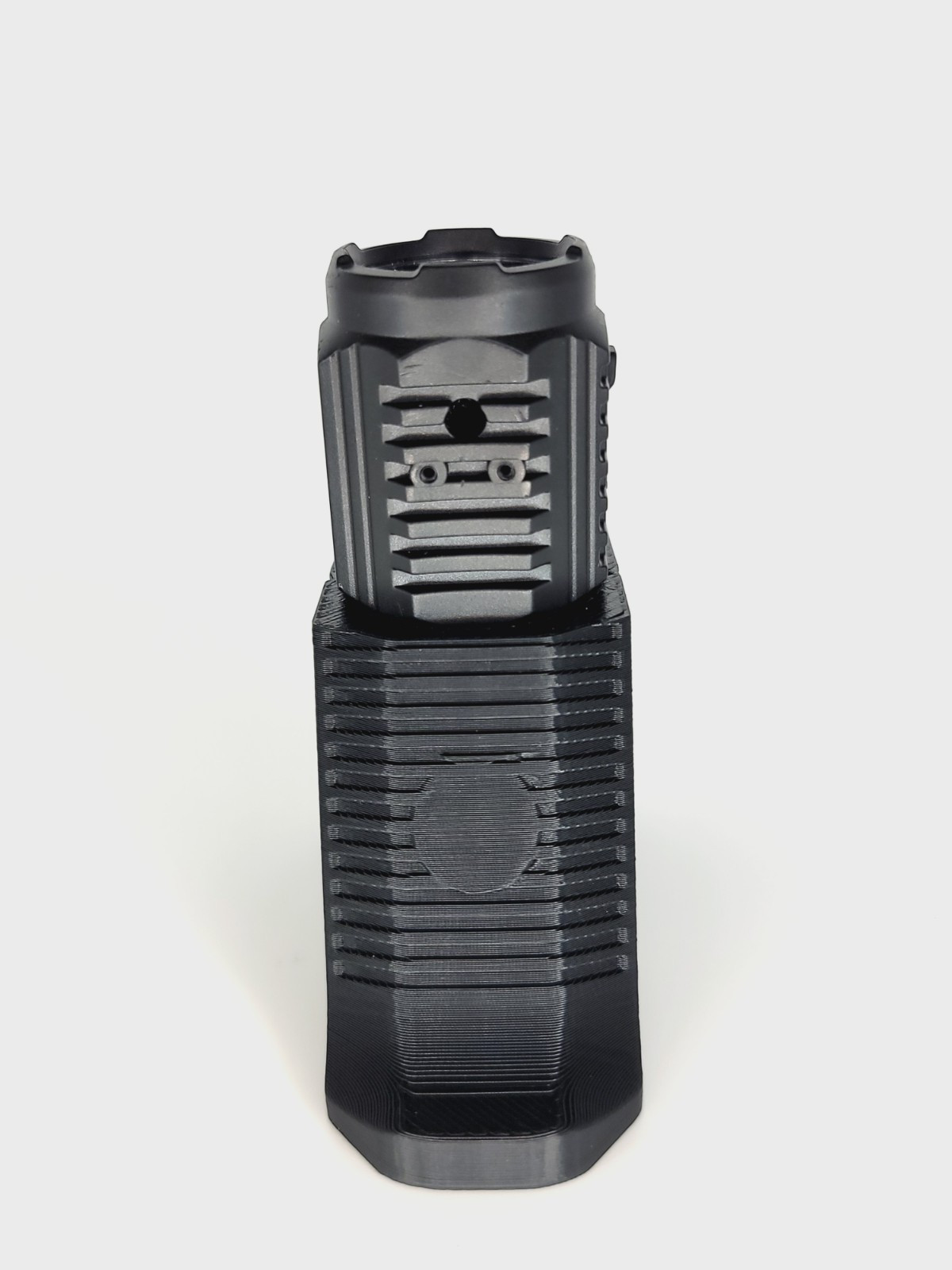 Tactical Flashlight - Rechargeable - 300 Lumen - 3 Wick - Picatinny Mount