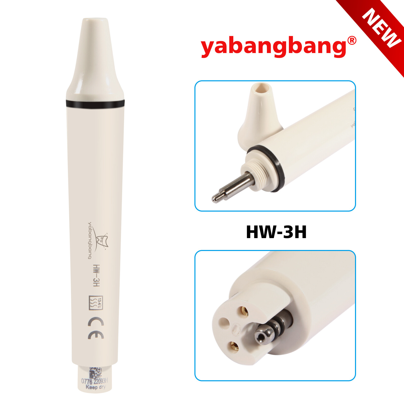 Dental Piezo Ultrasonic Scaler Handpiece fits EMS WOODPECKER Cavitron 135℃ HW-3H