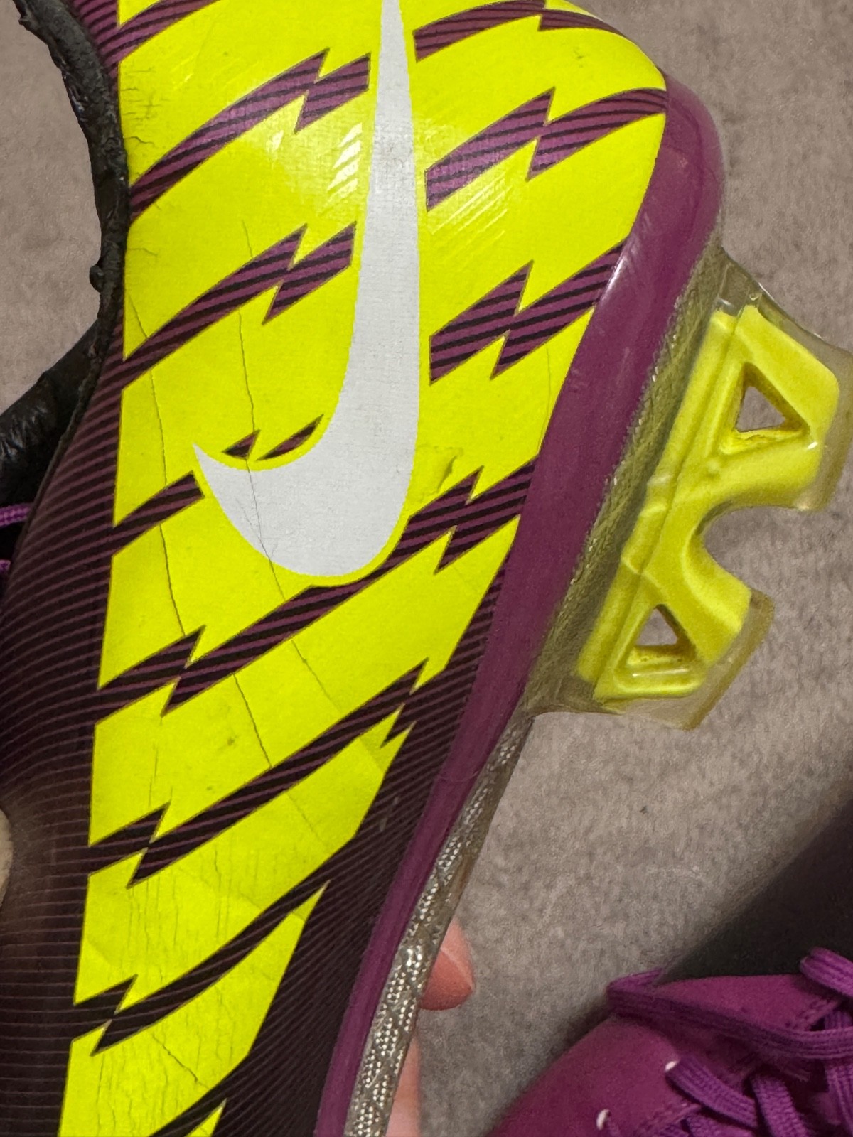 Vintage Nike Mercurial Vapor VII FG Elite Soccer Cleats 441976-547 US 8.5 / EUR