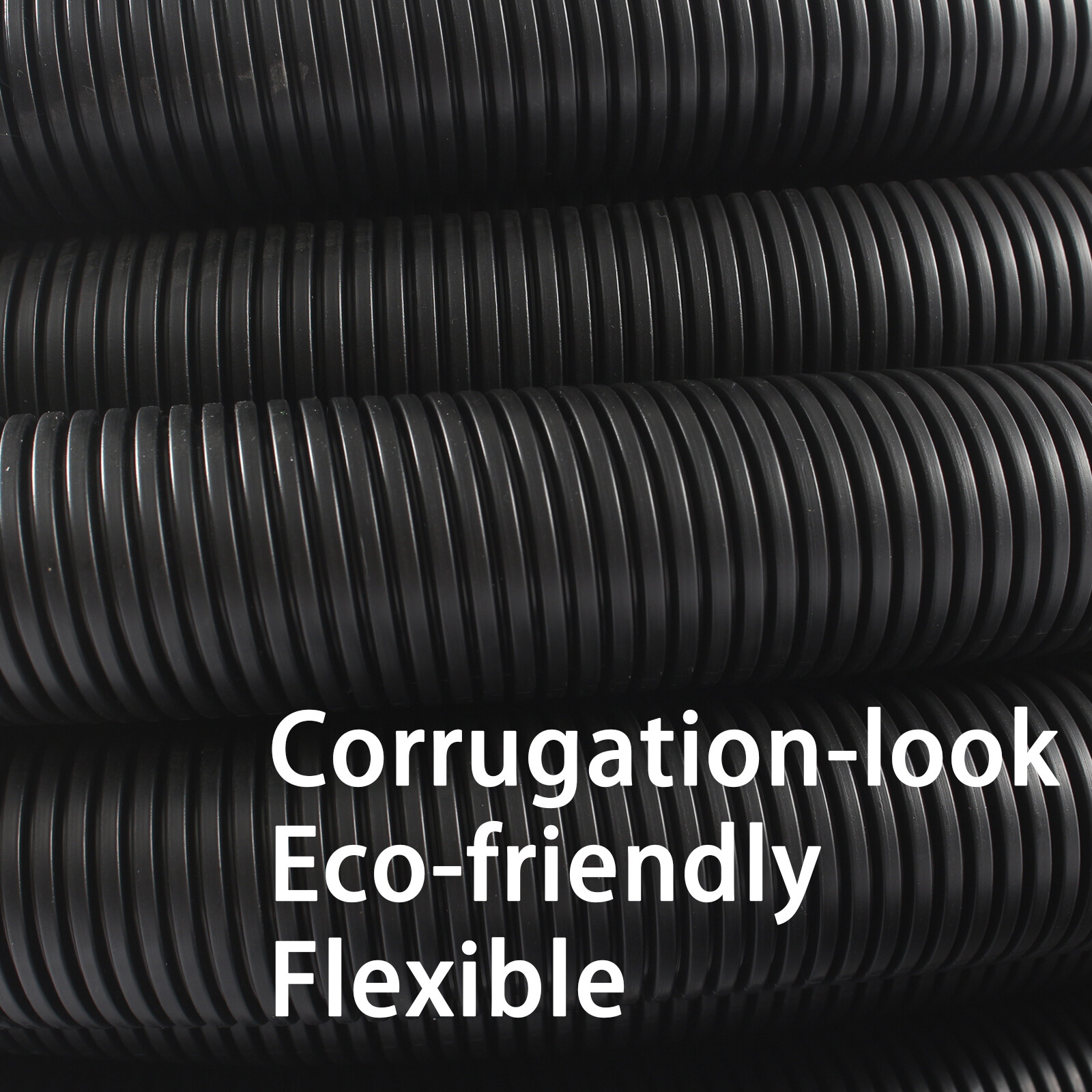 Wiring Loom Split Wire Cable Sleeve Flex Tubing Wire Wrap Corrugated Conduit Lot