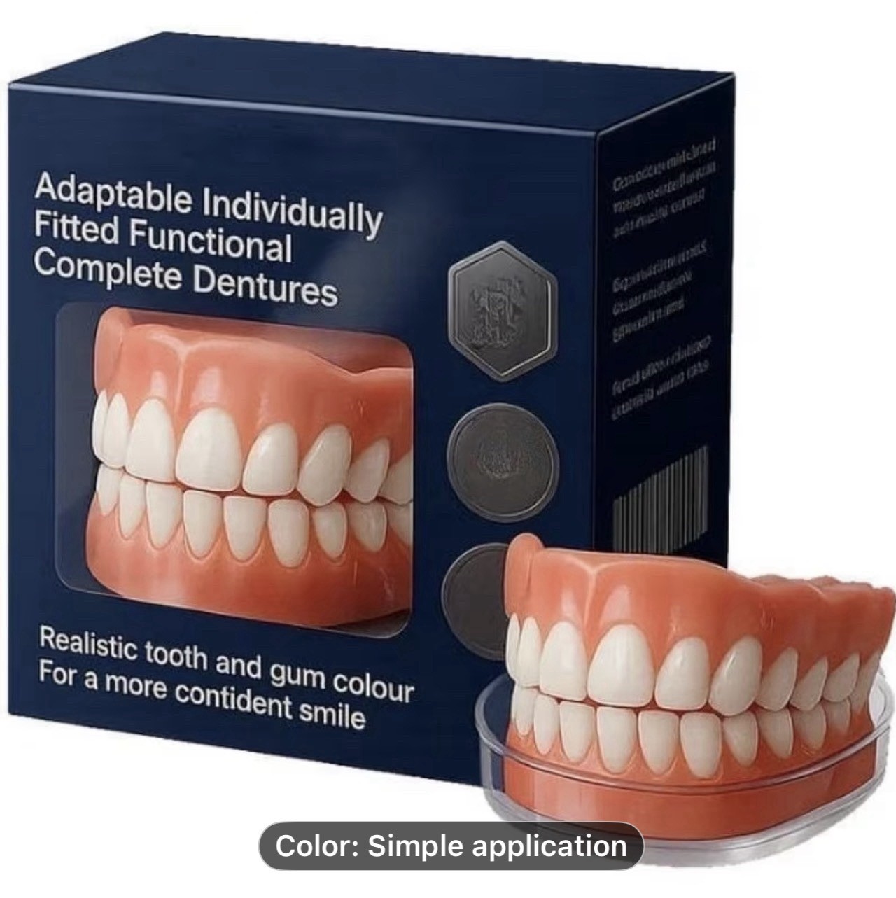Dentures Cosmetic Teeth Mold, Fit over Teeth or Fill in Gaps Ships from USA