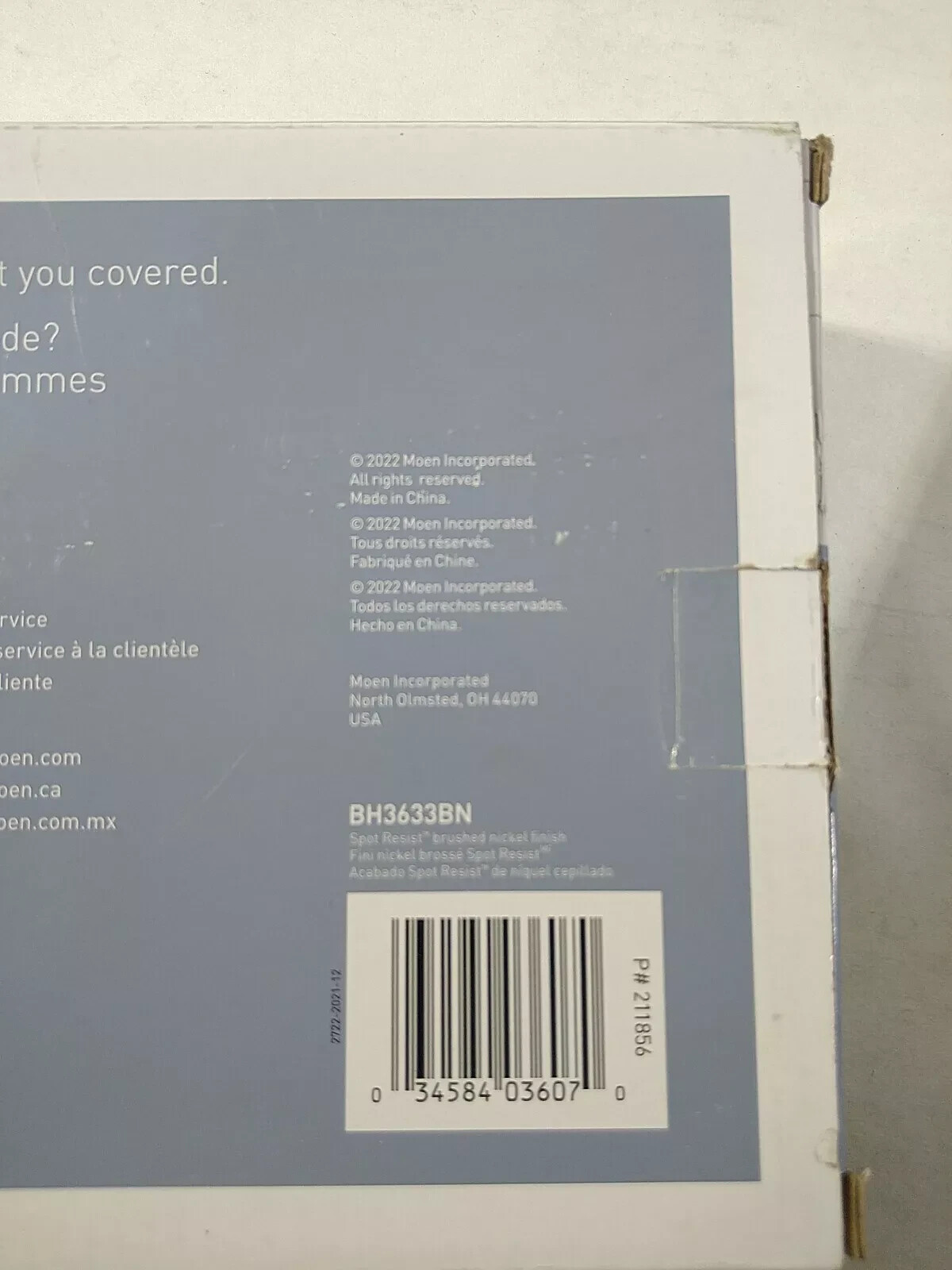 Moen Genta 3-Piece Bath Hardware Set Brushed Nickel BH3633BN