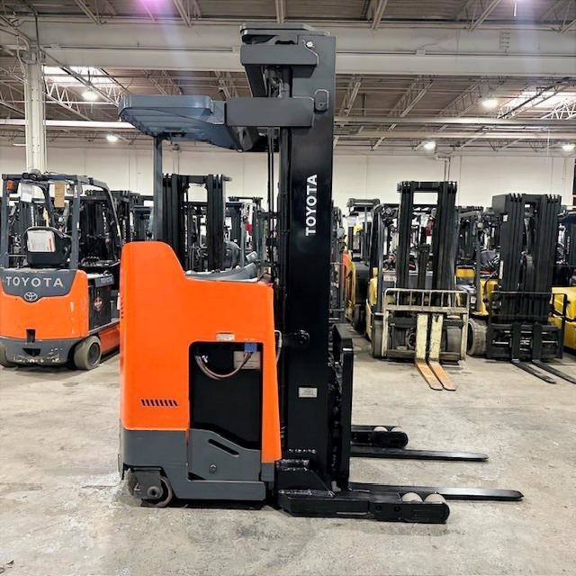2019 Toyota 9BRU23 4500lb Used Reach Forklift Triple Mast Sideshift 4564 Hours