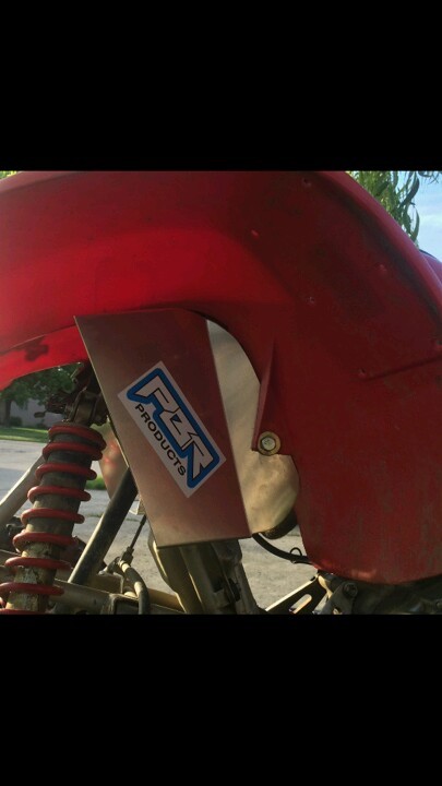 HONDA TRX400EX - TRX400X RADIATOR AIR SCOOPS 1993-2004 /TRX400EX-400X alum wow