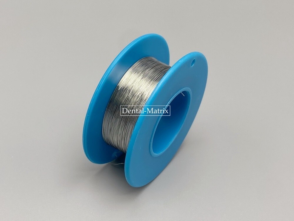Dental Orthodontic Metal Ligature Wire Round Spool Stainless Steel Line 50g/Roll