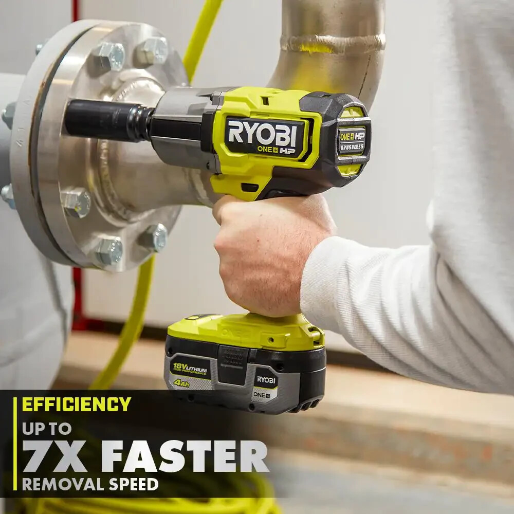 NEW RYOBI PBLIW01B ONE+ HP 18V Brushless 4-Mode 1/2" High Torque Impact Wrench