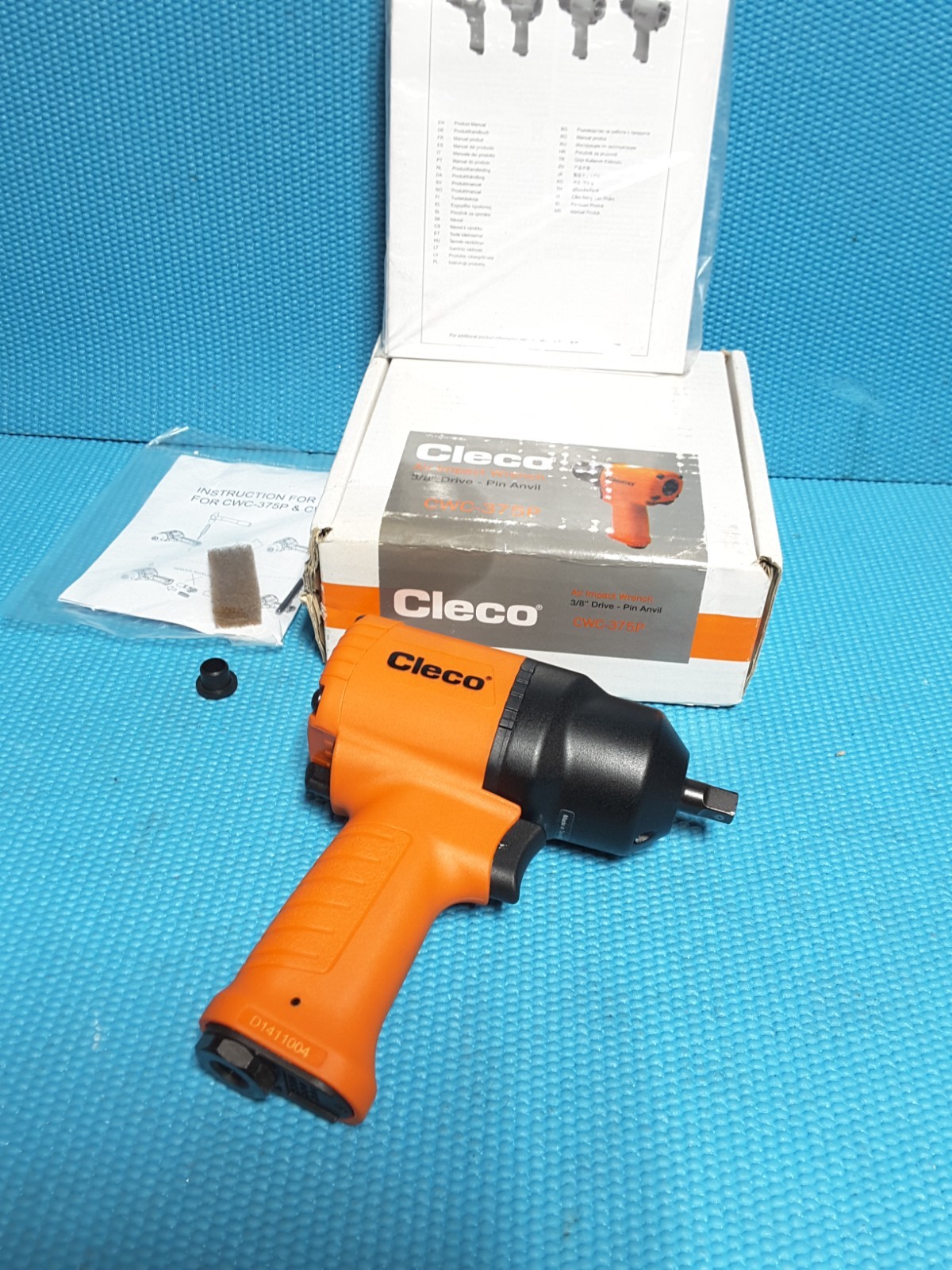 Cleco  Air Impact Wrenches, 3/8 in, 450 ft lb, 10,000 RPM.