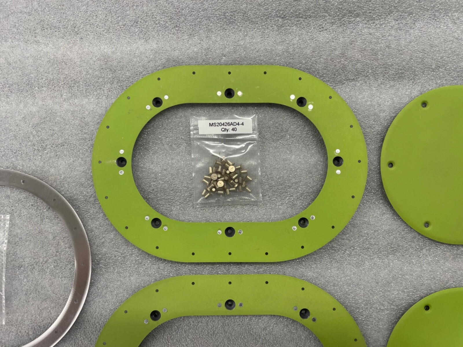 ✈️ PIPER SERVICE HOLE KIT 765-106 WITH DRILL JIG , INSPECTION ACCESS HOLE KIT