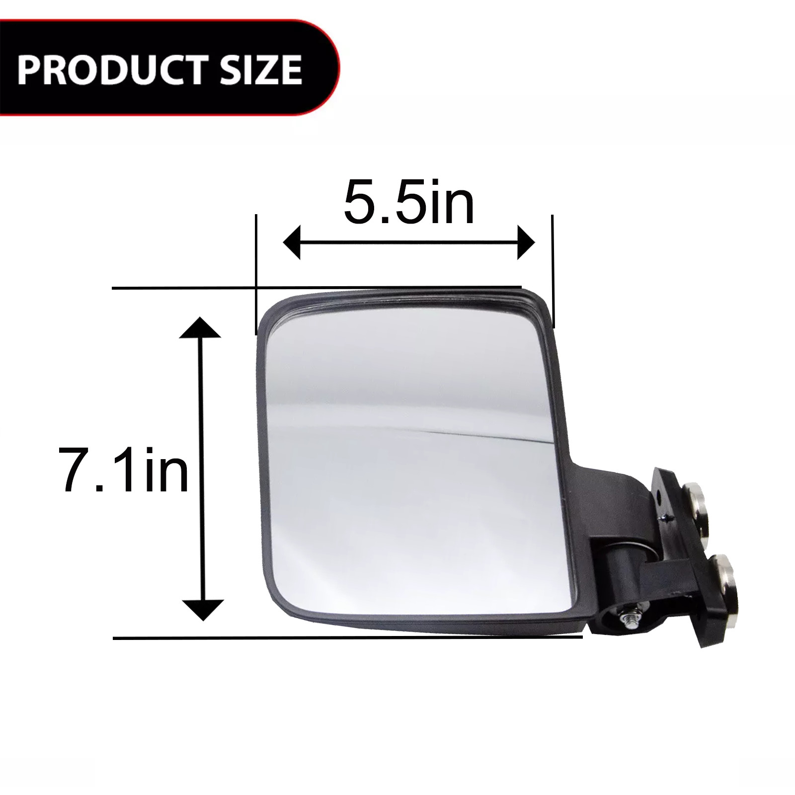 Pair 228lb Rated Magnet Tractor Mover Side Mirror LH & RH For Kubota John Deere