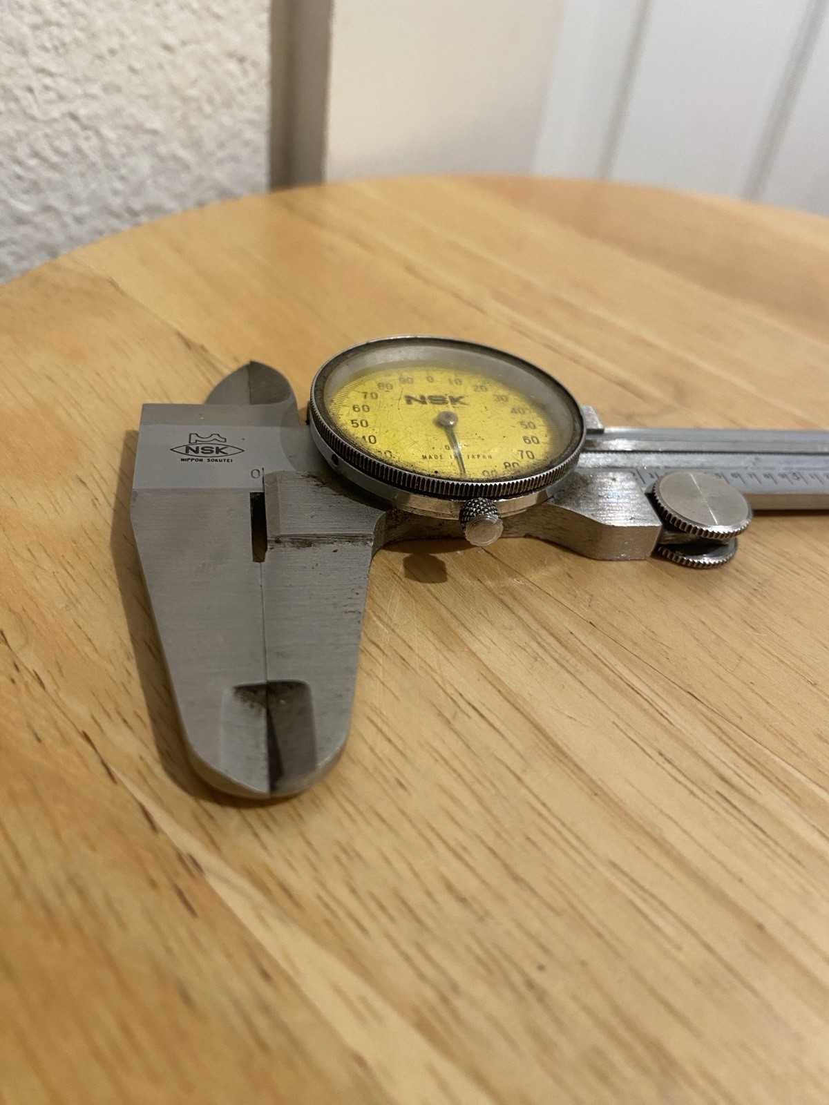 NSK DIAL CALIPER 6” ANALOG STAINLESS JAPAN NO BOX NICE ONE!