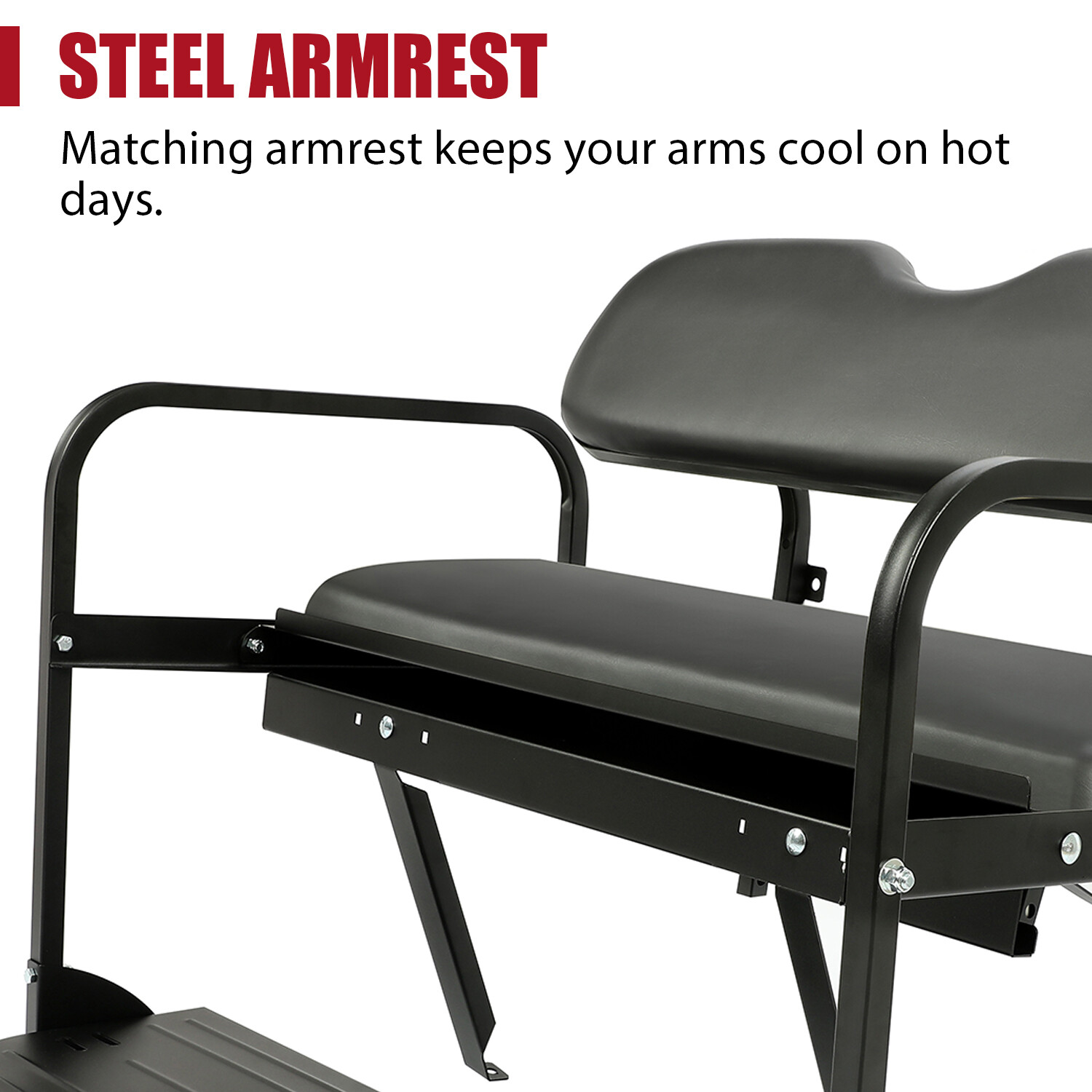 Golf Cart Flip Folding Rear Back Seat Kit For Yamaha Drive G29 2007-2016