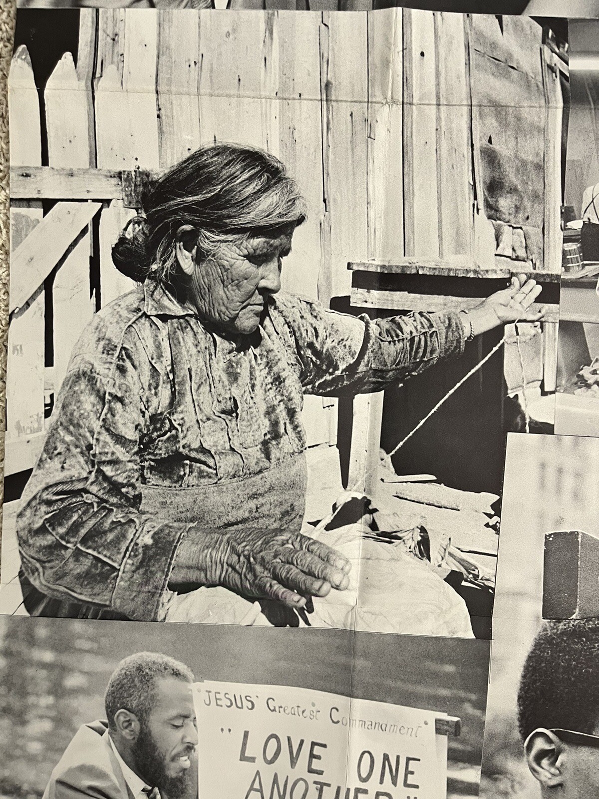 Vintage RARE 1968 Civil Rights Freedom Social Justice Equality Poster 36”X48”