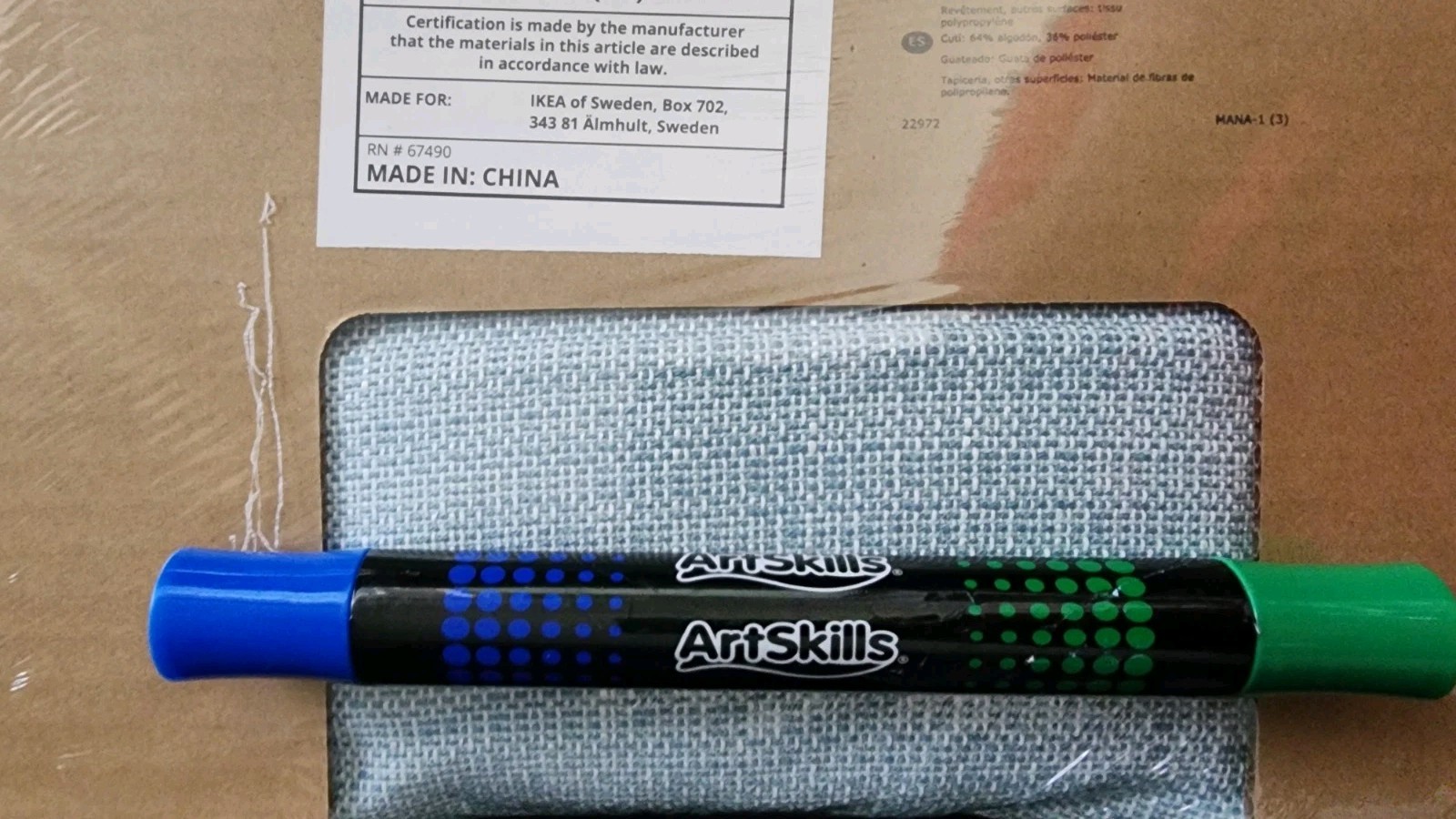 IKEA VALLENTUNA Slipcover Hllared Blue 004.180.41