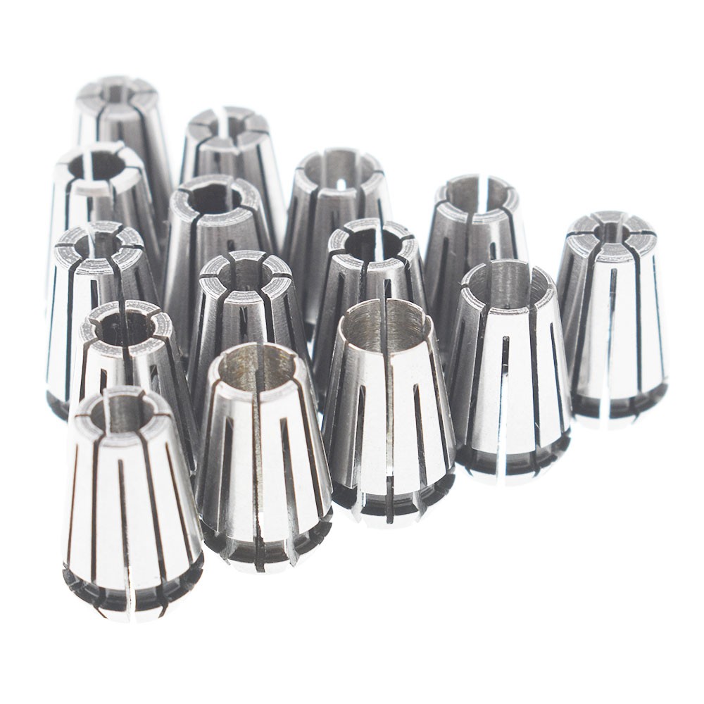 ER11 Spring Collet Set CNC Super Precision For Milling Tool NEW 15Pcs