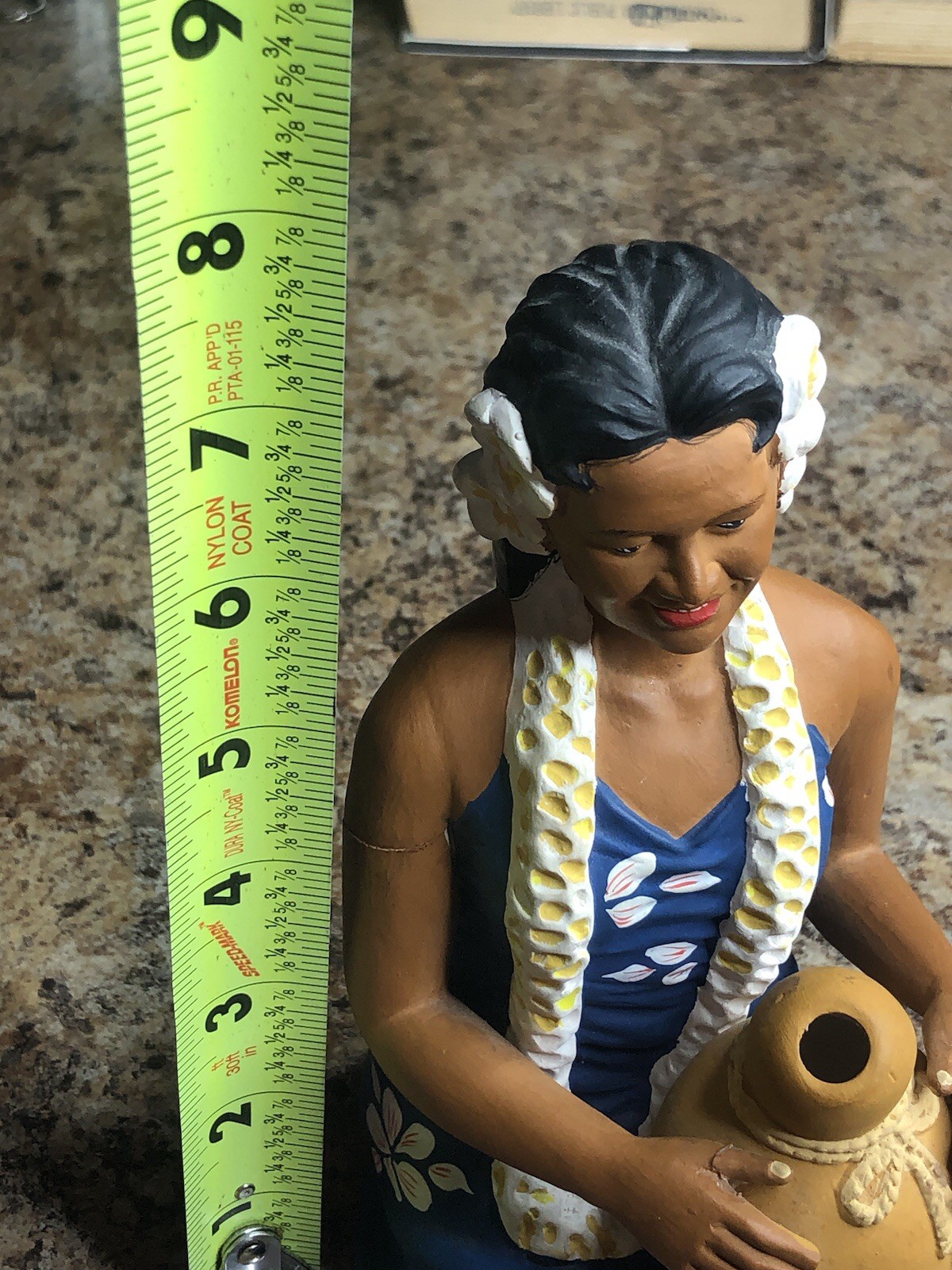 Very Rare 1950’s Hakata Urasaki Hawaii Hula Doll With IPU Made In Japan Damaged