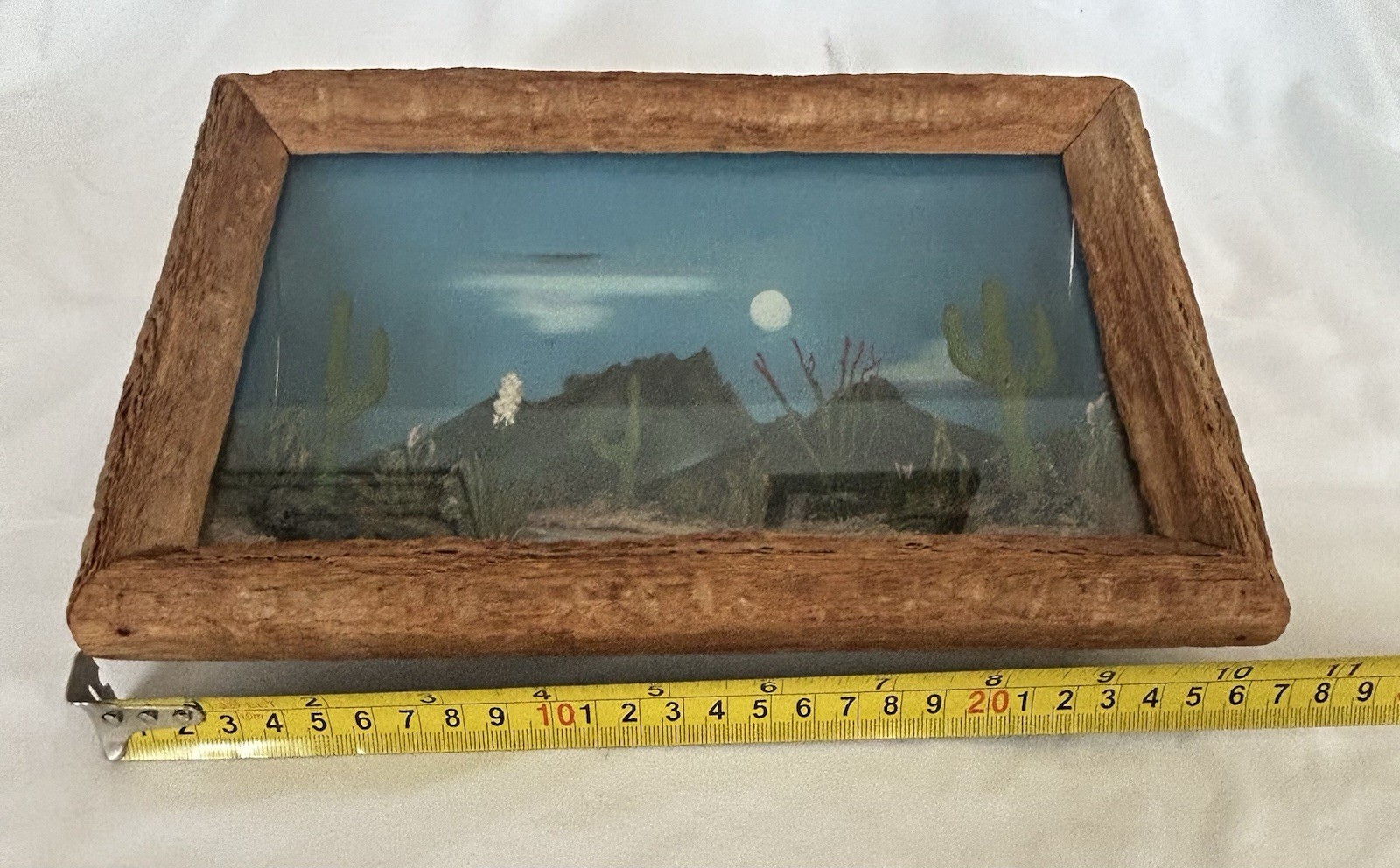 VTG Landscape View Co. Tucson Arizona 3-D Desert Scene Diorama 10” x 7.5”