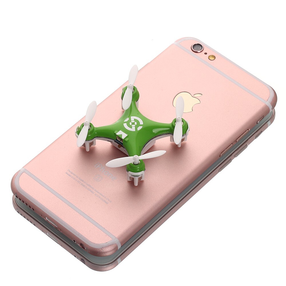 Green Mini RC Drone 2.4G 4CH 6-Axis Quadcopter LED Gyro Toy Aircraft with Remote