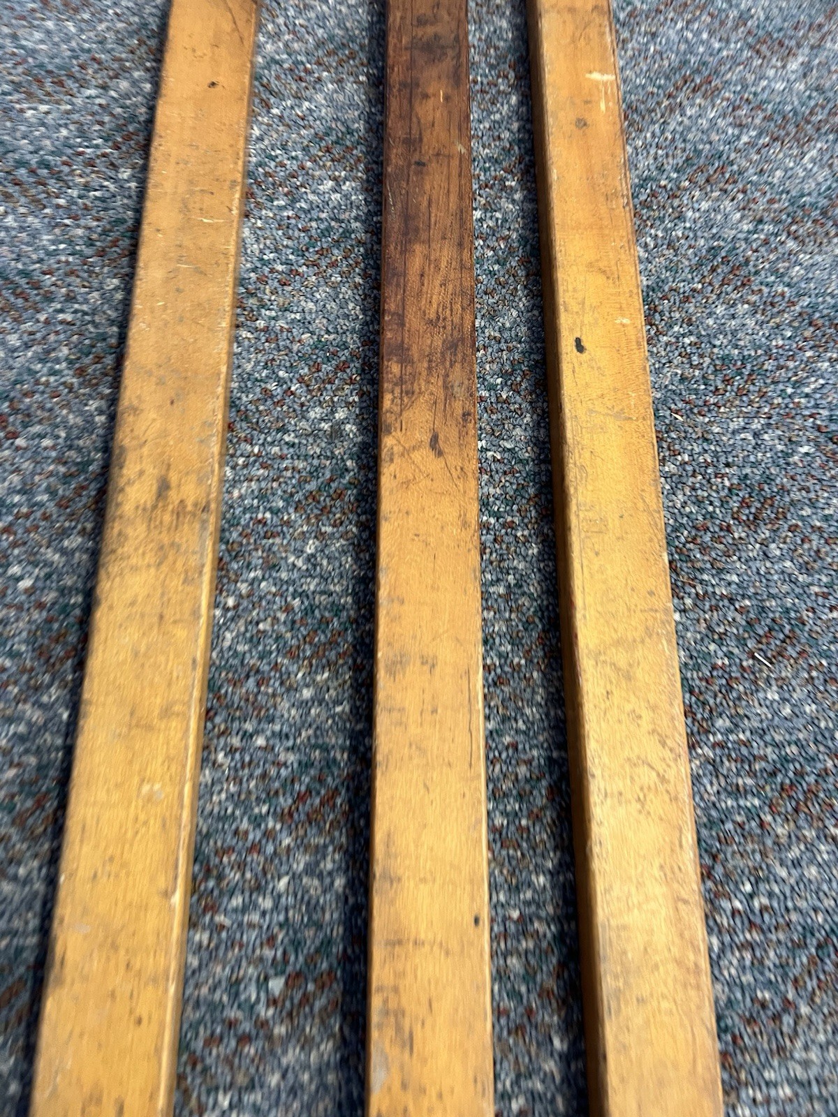 Vintage Wood Measuring Stick rule survey grade rod extending story pole transit