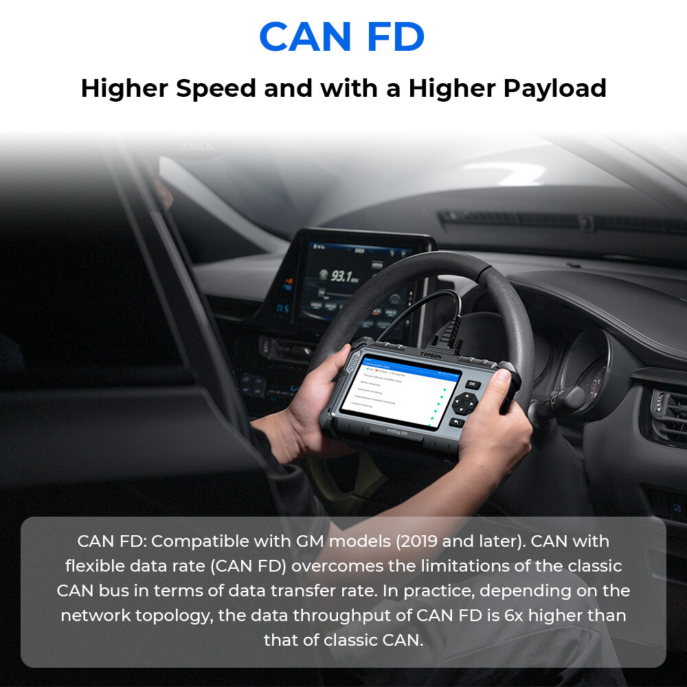 2025 TOPDON AD500 OBD2 Scanner Engine ABS SRS Code Reader Car Diagnostic Tool