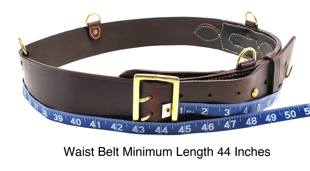 WW1 Sam Browne Belt With Shoulder Strap Premium Drum Dyed Oiled Brown Leather