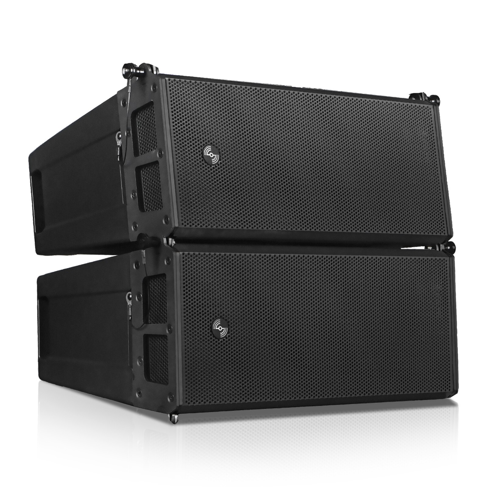 Sound Town 2x Dual 6.5" 600W Powered Line Array Speaker DSP ZETHUS-A26PW-PAIR