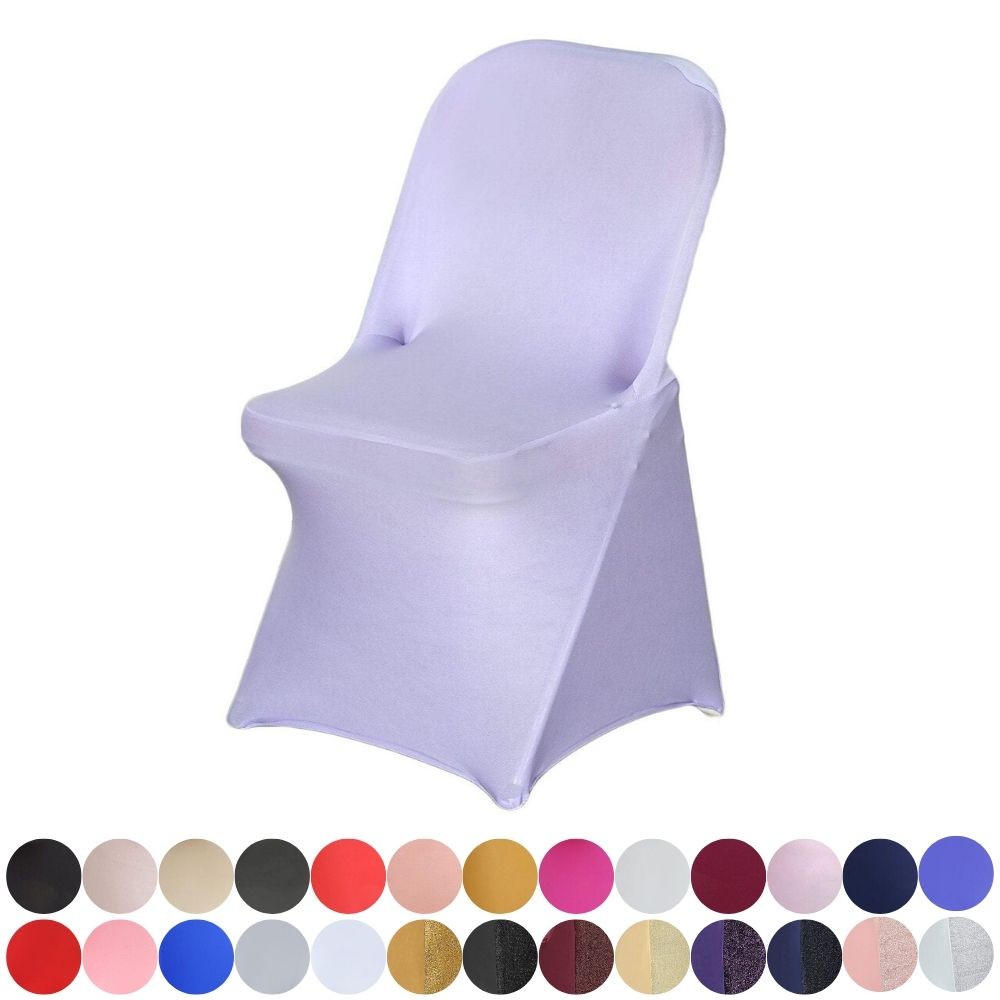 10 Folding Stretch SPANDEX CHAIR COVERS Wedding Reception Event Decorations