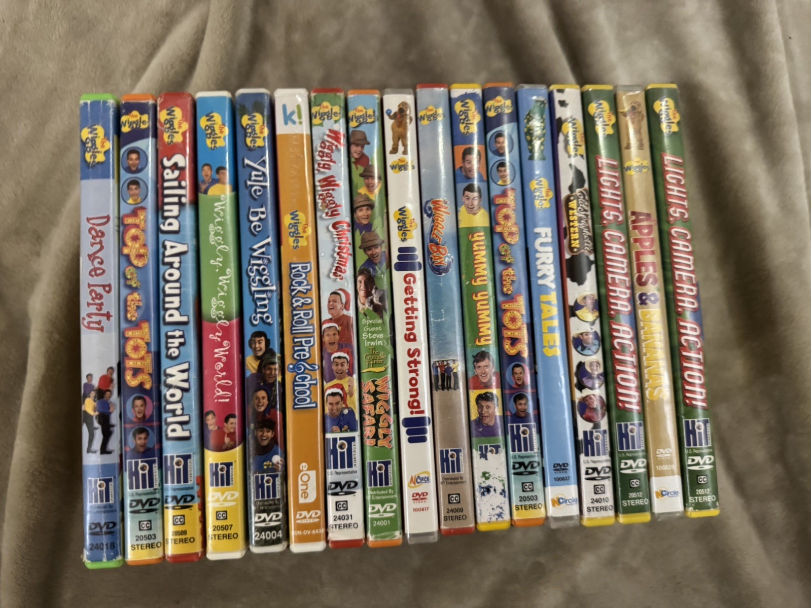 The Wiggles HUGE Vintage Lot Toys, Bedding, Toy Box, DVD’s, VHS, Books, Plushies