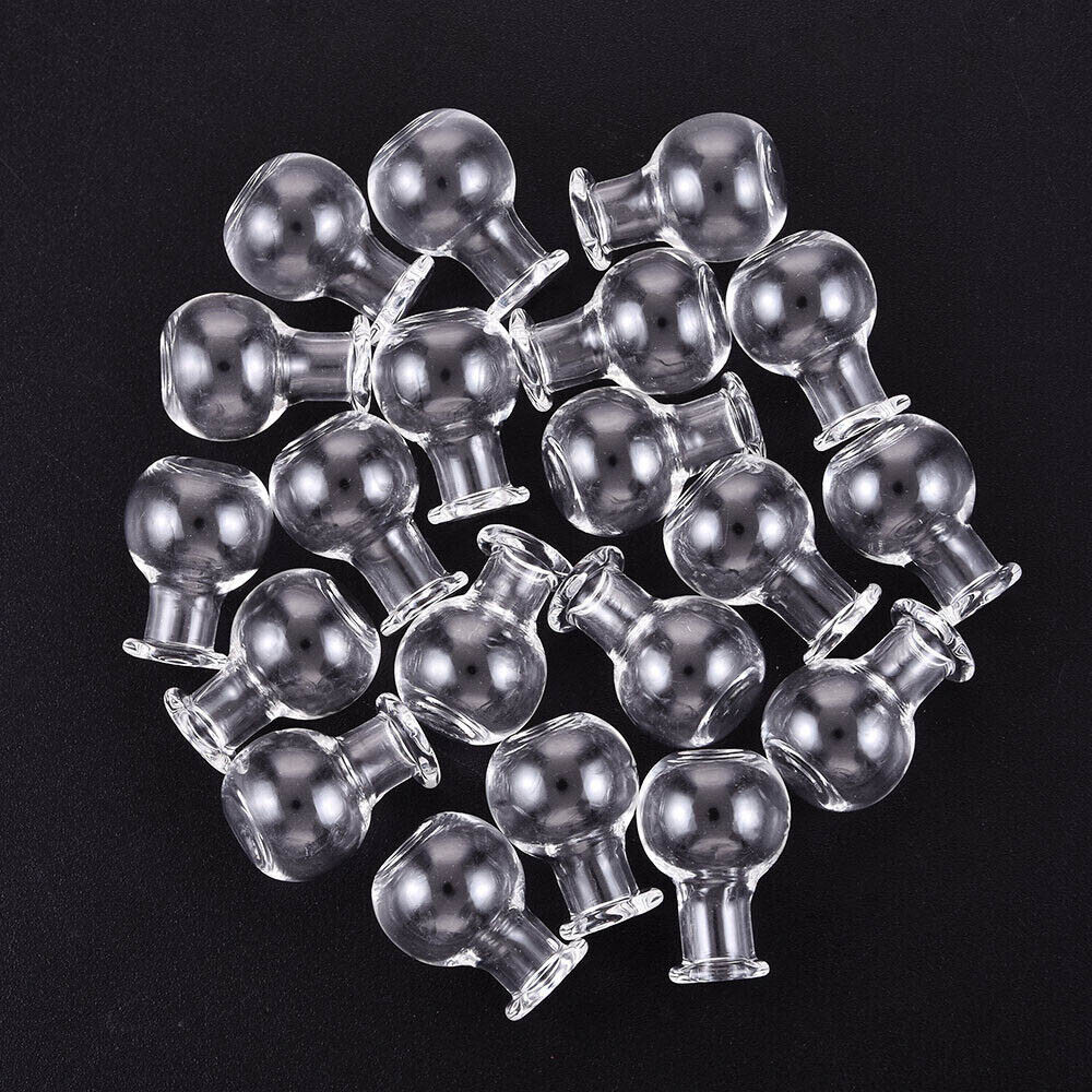 Small Mini Glass Bottles with Wooden Cork Tiny Wishing Vials Wholesale 20-100x