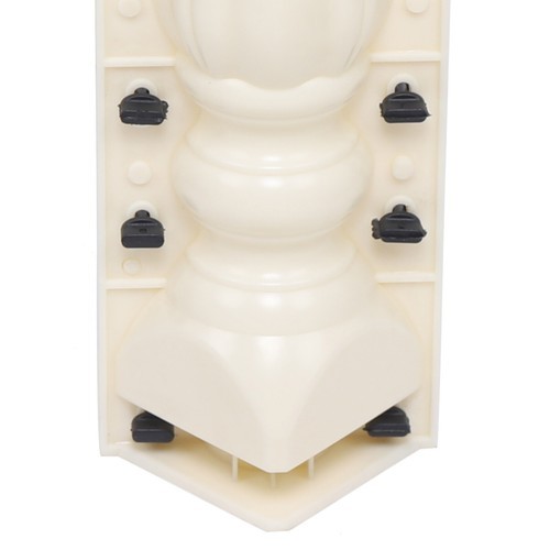 White 27.6 in Railing Mould Balustrade Mold Column Suitable For Concrete Plaster