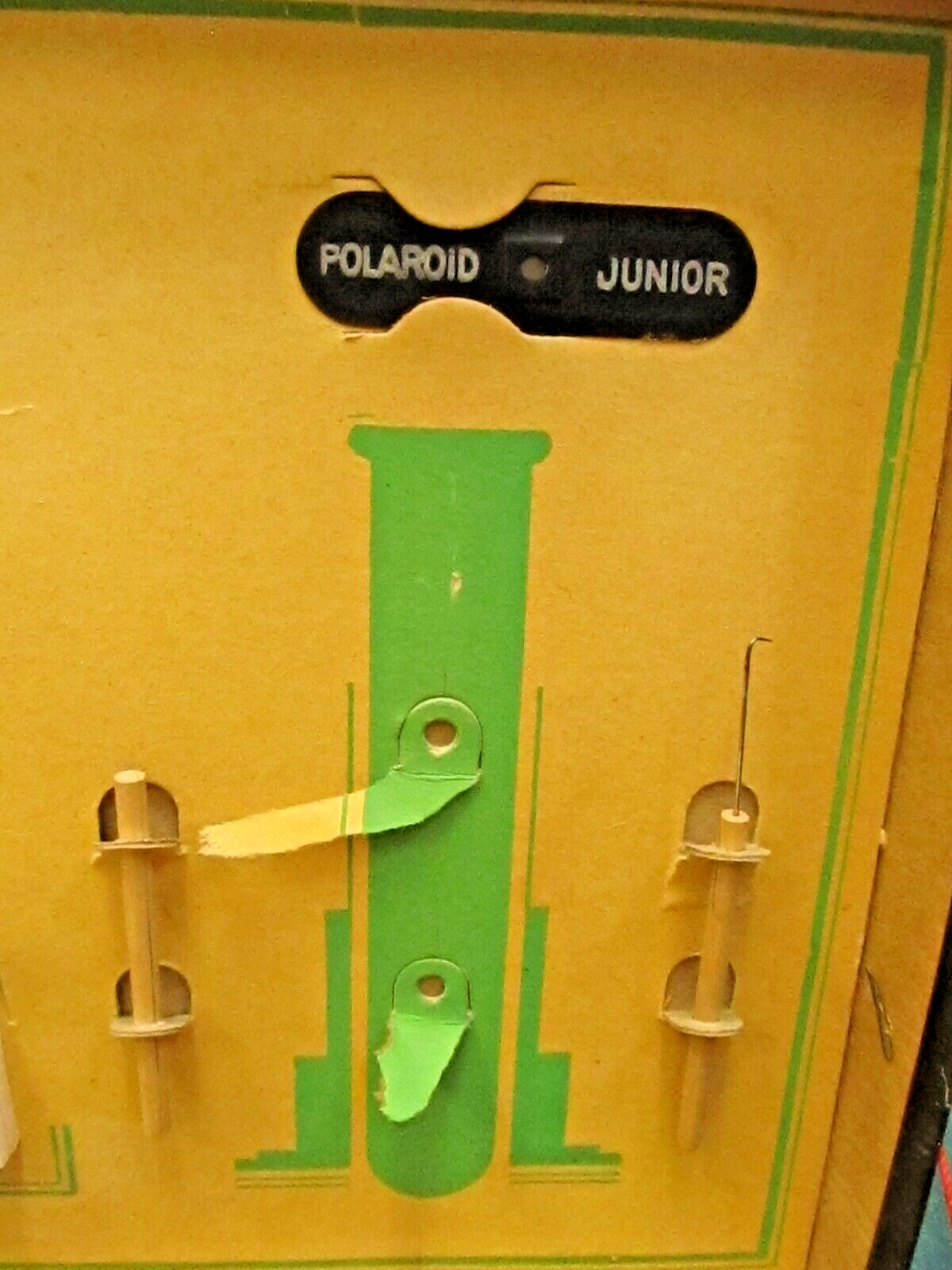 Vintage '38 Gilbert No.8 microscope set with Polaroid jr