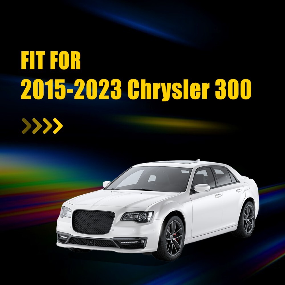 Smoked LED Front & Rear Side Marker Lights For 2015-2023 Chrysler 300 300C 300S