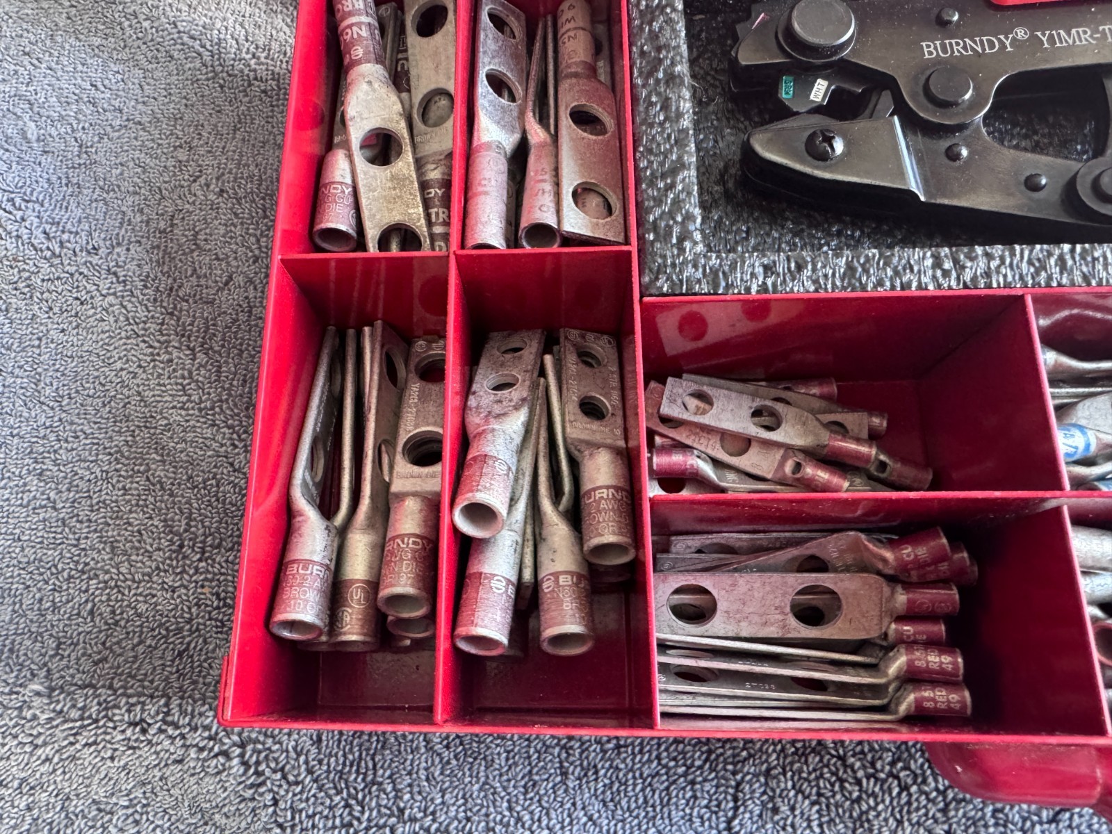 Burndy Compression System Ratcheting Crimper Y1MRTC Kit