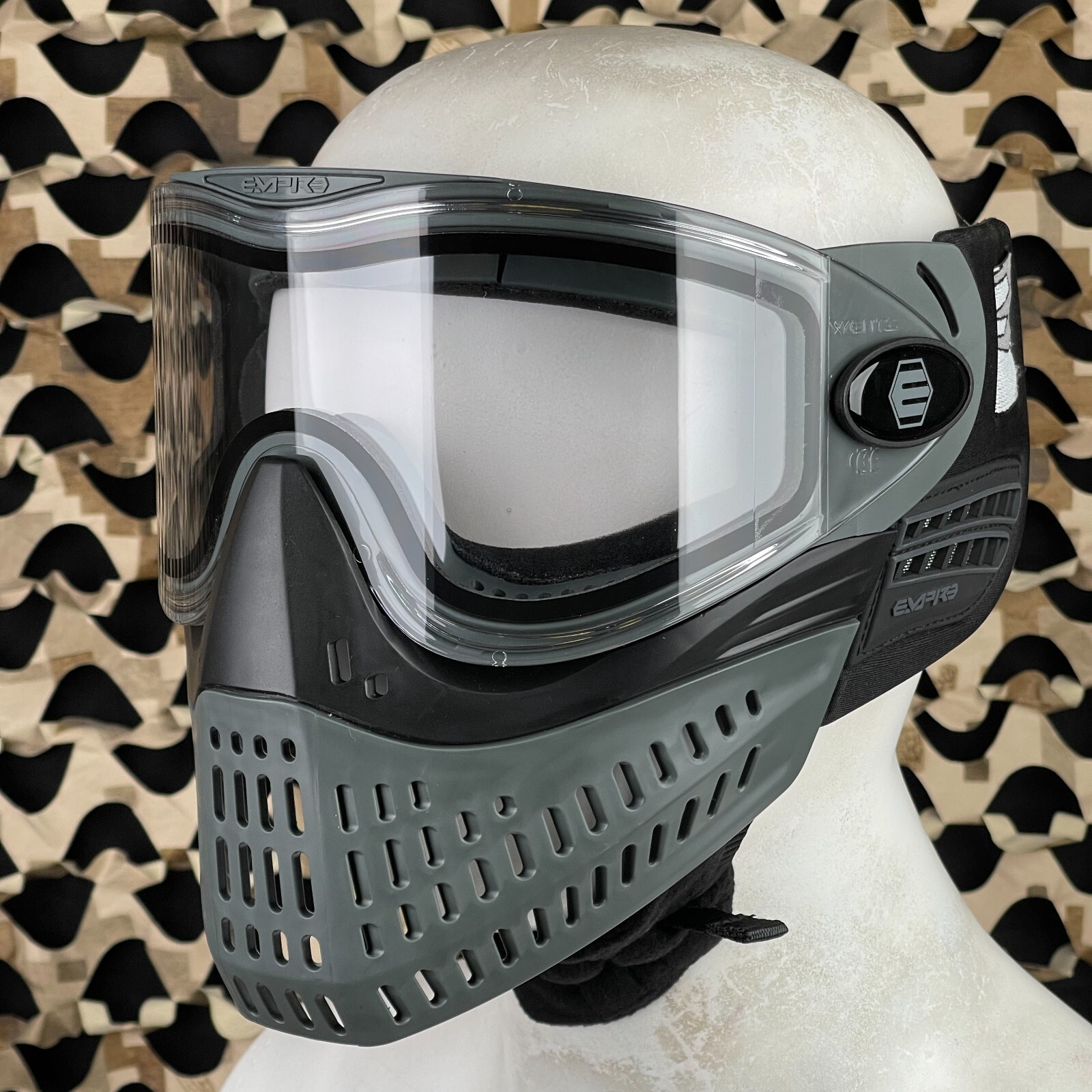 NEW Empire e-Vent 2.0 Paintball Mask - Black/Grey